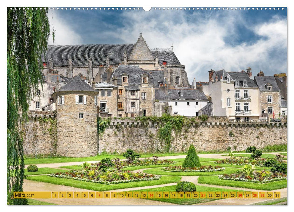 Bretagne, wild und schön (CALVENDO Wandkalender 2027)