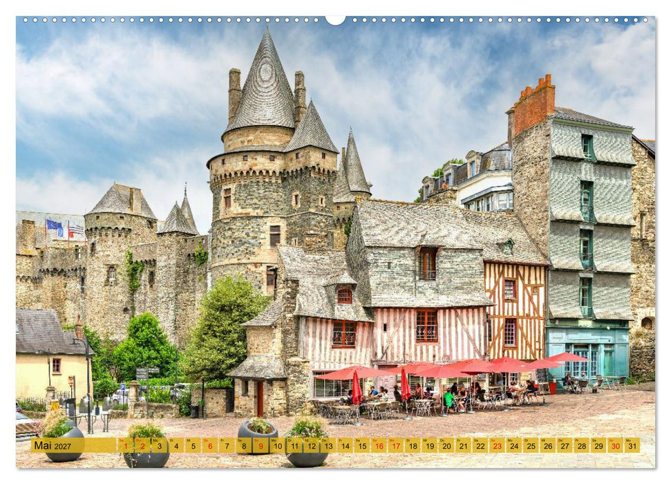 Bretagne, wild und schön (CALVENDO Wandkalender 2027)