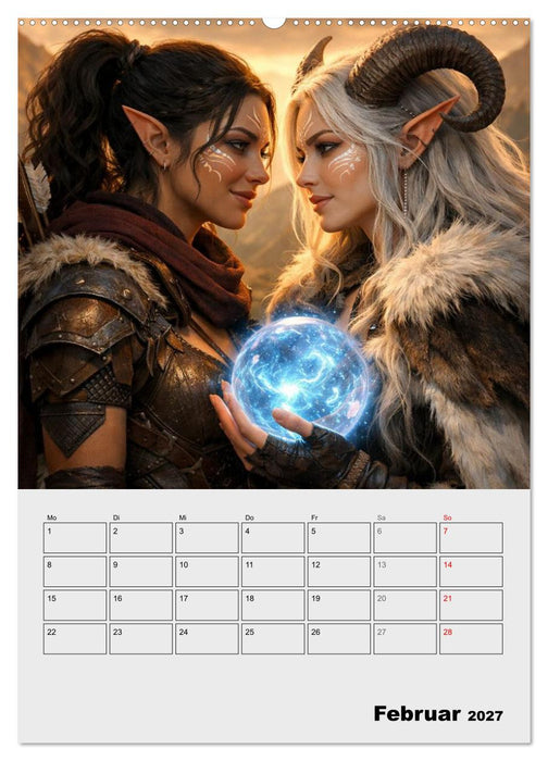 Mythische Gefährten (CALVENDO Premium Wandkalender 2027)