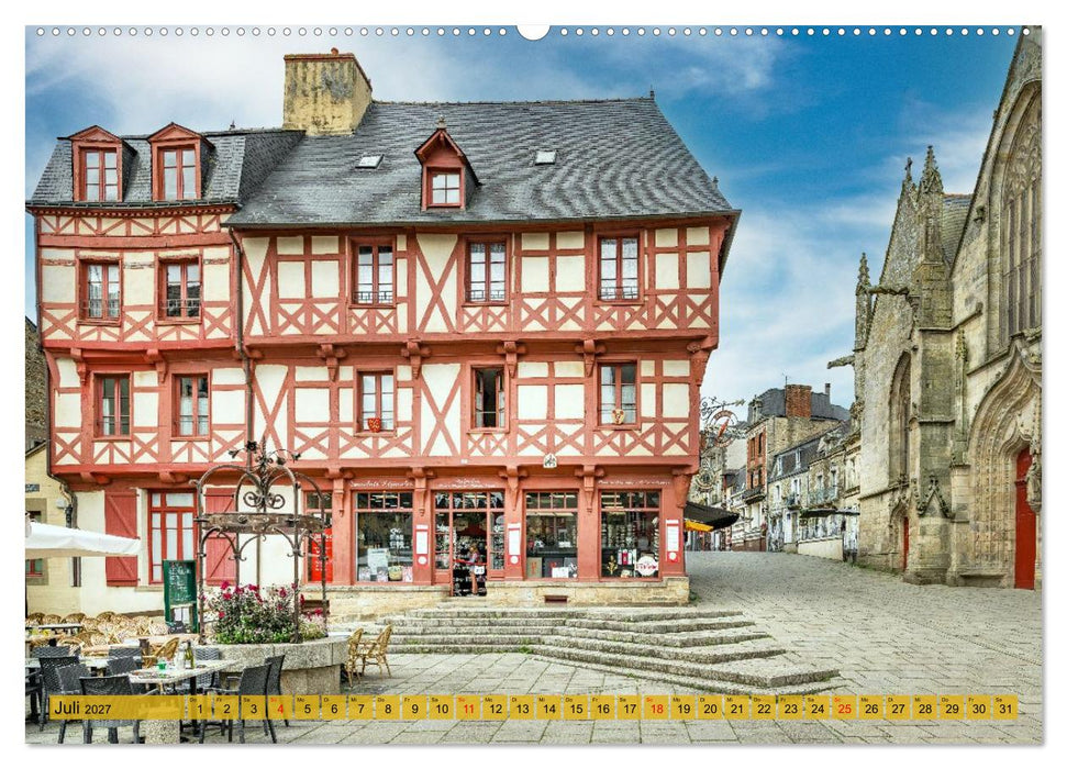 Bretagne, wild und schön (CALVENDO Premium Wandkalender 2027)