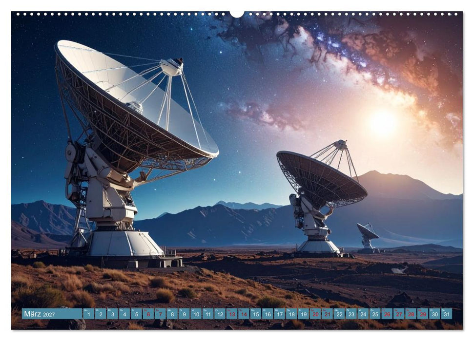 Die Sehnsucht nach den Sternen (CALVENDO Premium Wandkalender 2027)