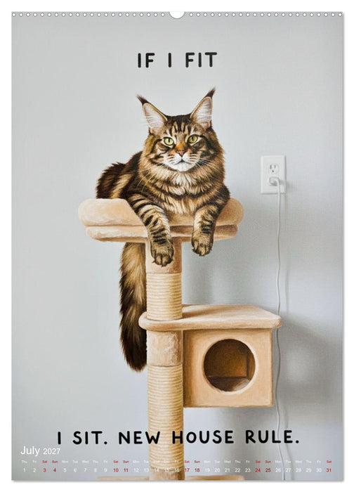 CATitude A YEAR OF CAT LIFE (CALVENDO Premium-Calendar 2027)