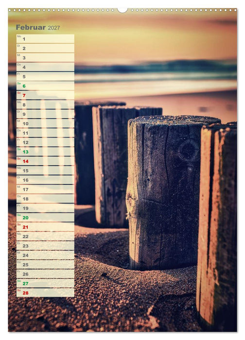 Dünen und Buhnen (CALVENDO Premium Wandkalender 2027)