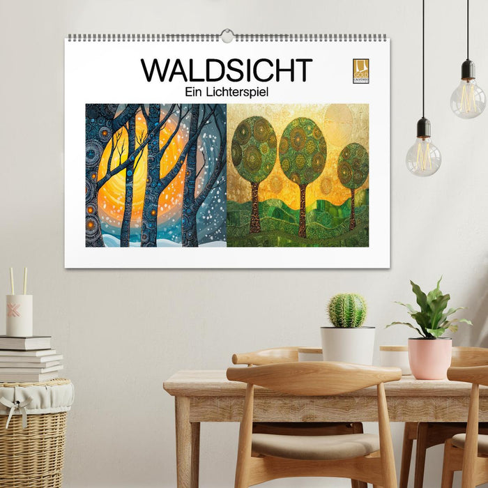 Waldsicht - Ein Lichterspiel (CALVENDO Wandkalender 2027)