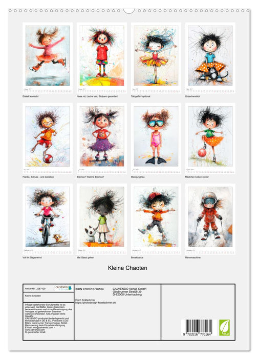 Kleine Chaoten (CALVENDO Premium Wandkalender 2027)