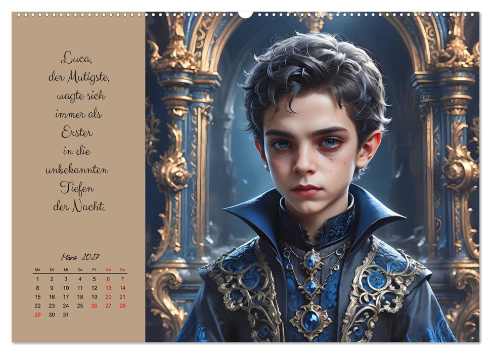 Mondkinder der Dunkelheit (CALVENDO Premium Wandkalender 2027)