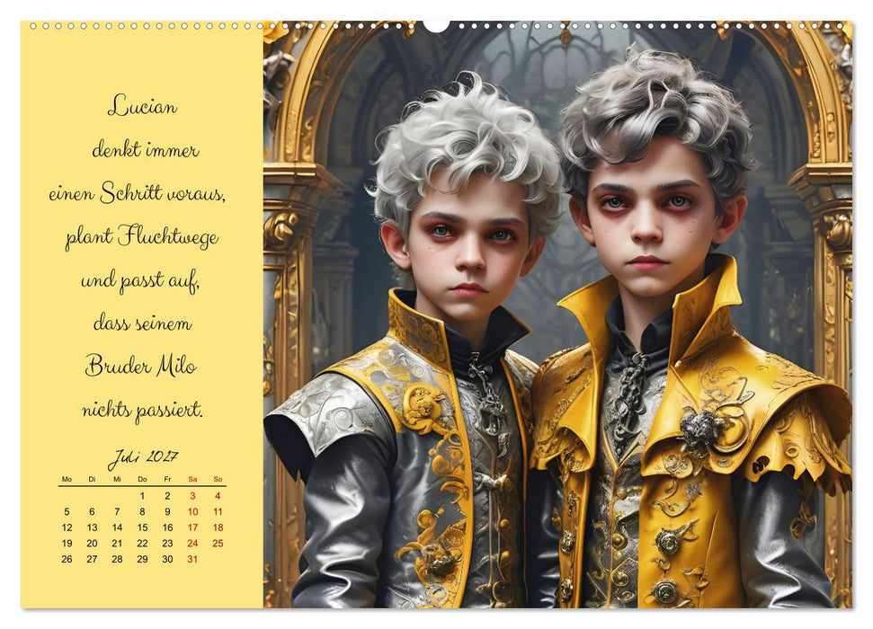 Mondkinder der Dunkelheit (CALVENDO Premium Wandkalender 2027)