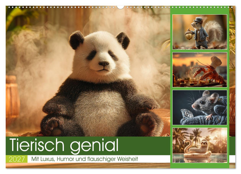 Tierisch genial (CALVENDO Wandkalender 2027)
