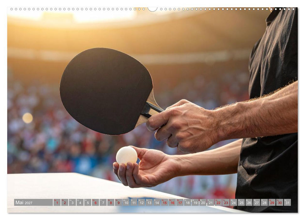 Tischtennis Dynamik (CALVENDO Wandkalender 2027)