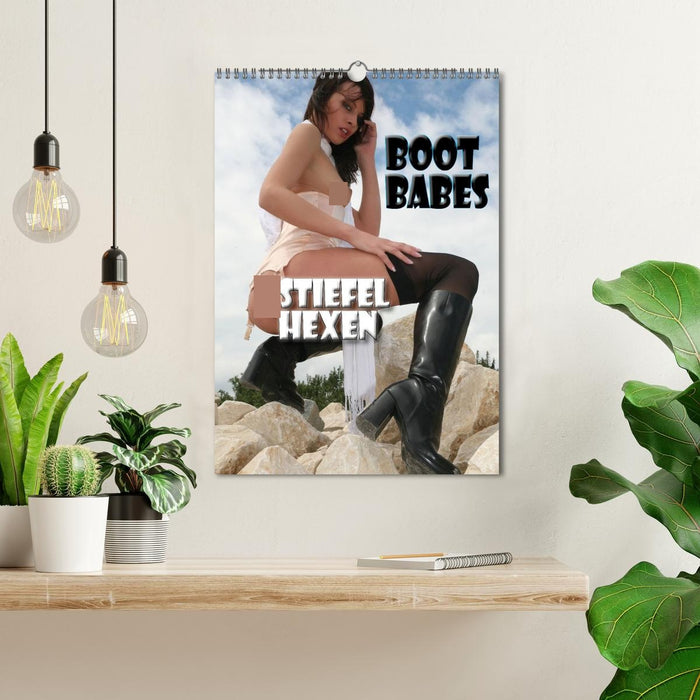 Boot Babes Stiefel Hexen (CALVENDO Wandkalender 2027)