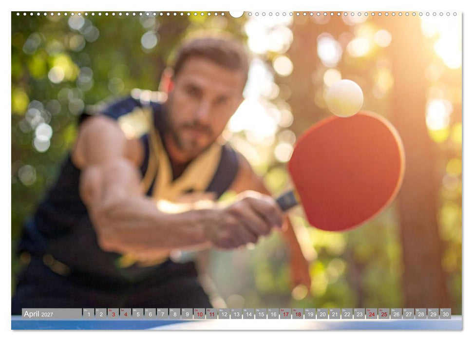 Tischtennis Dynamik (CALVENDO Premium Wandkalender 2027)