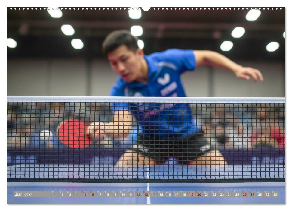 Tischtennis Dynamik (CALVENDO Premium Wandkalender 2027)