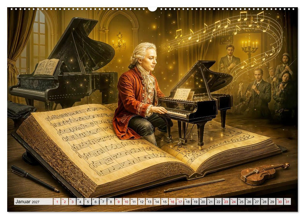Magische Welt der Bücher - Fantastische Abenteuer zwischen den Seiten (CALVENDO Premium Wandkalender 2027)