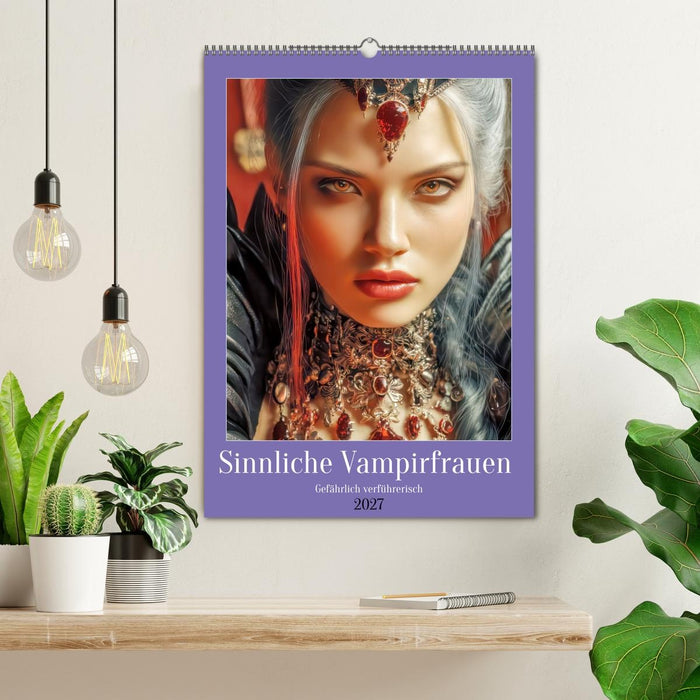 Sinnliche Vampirfrauen - Gefährlich verführerisch (CALVENDO Wandkalender 2027)