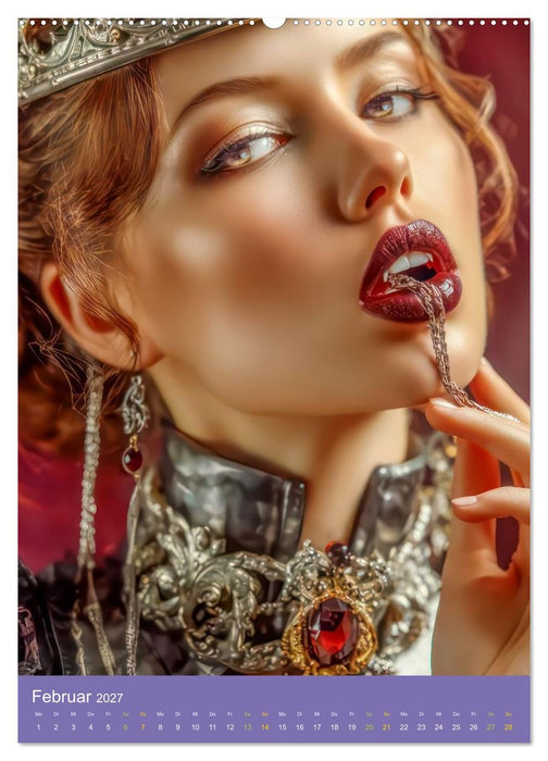 Sinnliche Vampirfrauen - Gefährlich verführerisch (CALVENDO Wandkalender 2027)