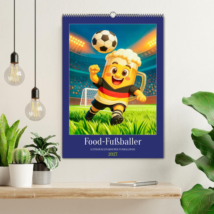 Food‑Fußballer - Lustiger kulinarischer Fußballspaß (CALVENDO Wandkalender 2027)