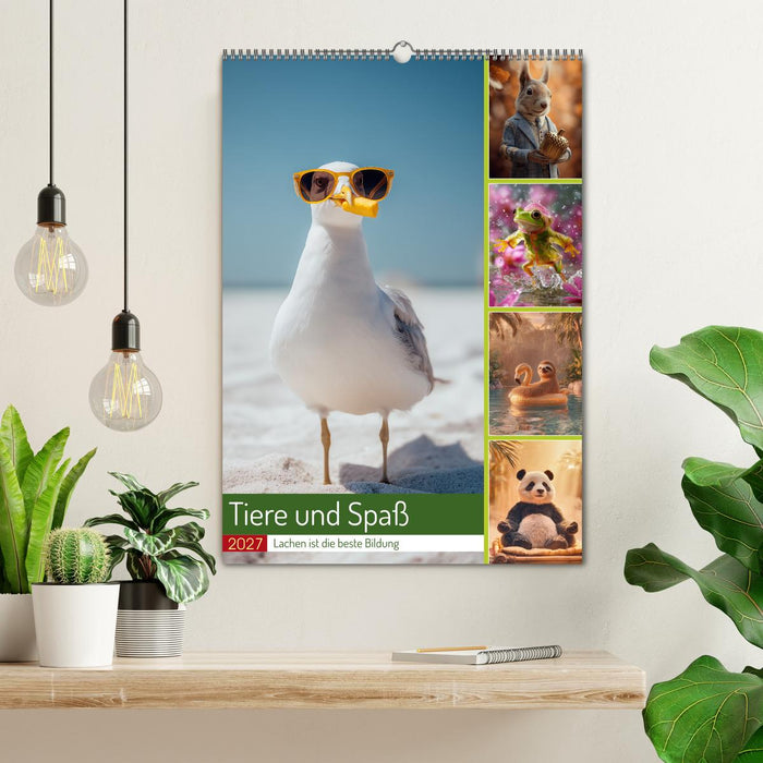 Tiere und Spaß (CALVENDO Wandkalender 2027)