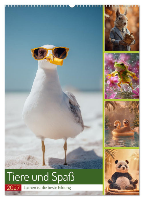 Tiere und Spaß (CALVENDO Wandkalender 2027)