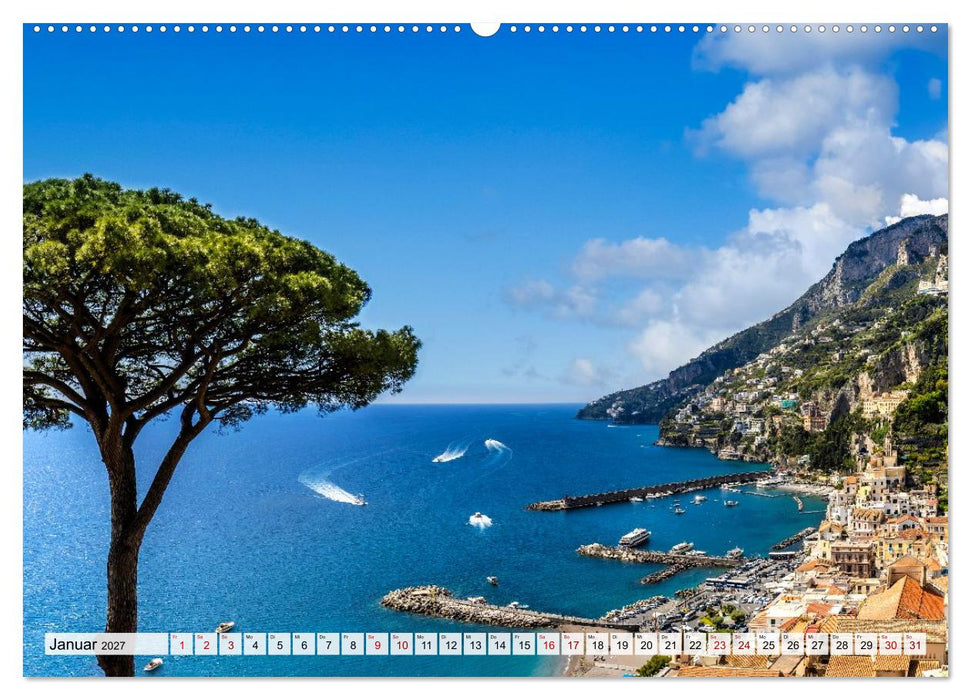 Amalfiküste und Capri - Sehnsuchtsorte (CALVENDO Wandkalender 2027)