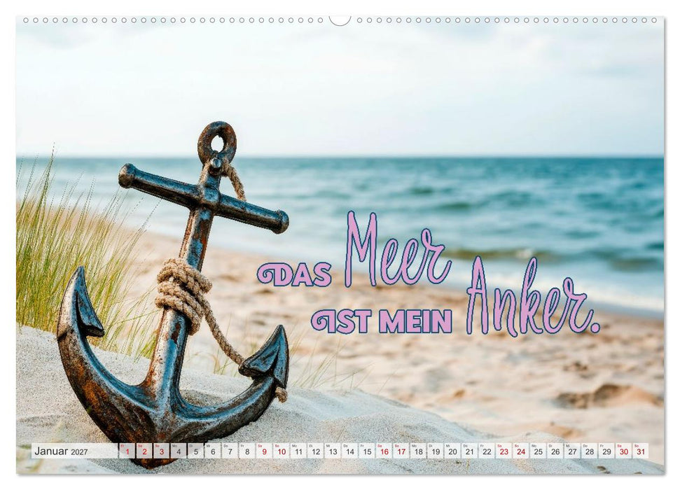 KÜSTENZAUBER Sehnsucht nach Meer (CALVENDO Wandkalender 2027)