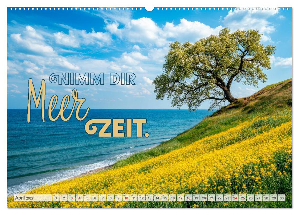 KÜSTENZAUBER Sehnsucht nach Meer (CALVENDO Wandkalender 2027)