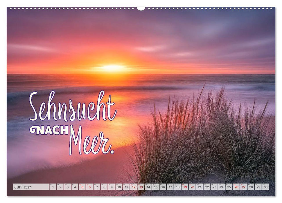 KÜSTENZAUBER Sehnsucht nach Meer (CALVENDO Wandkalender 2027)