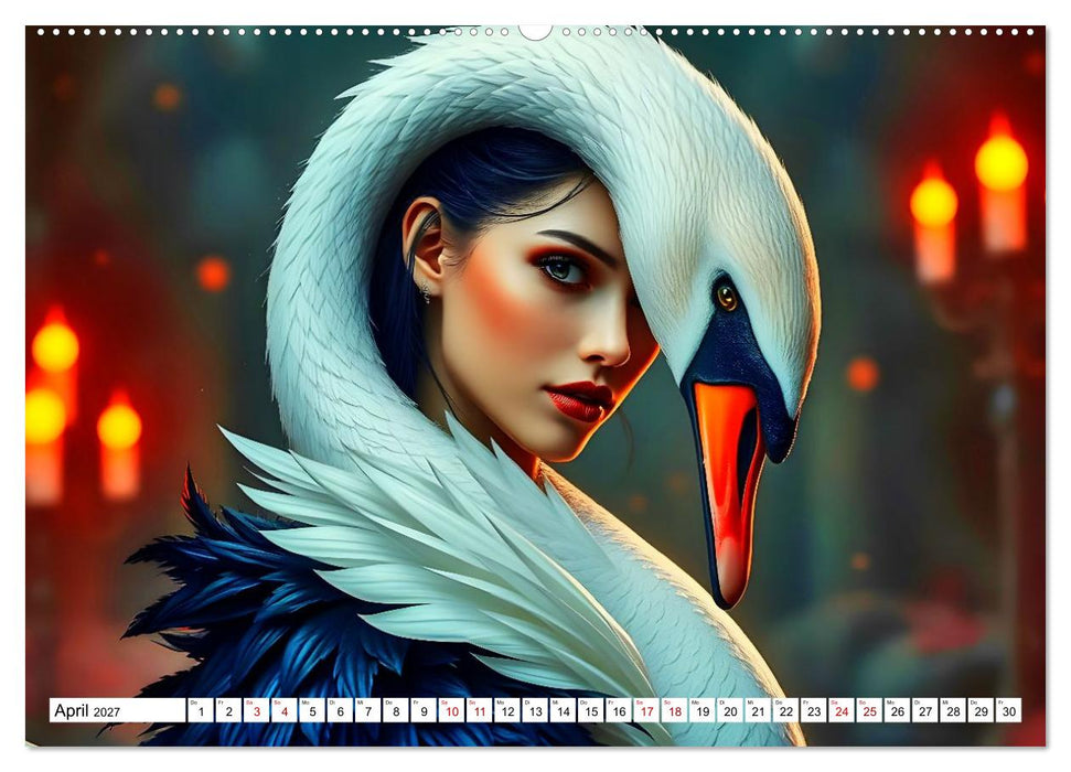 Die dunkle Legende des Schwanensees (CALVENDO Premium Wandkalender 2027)