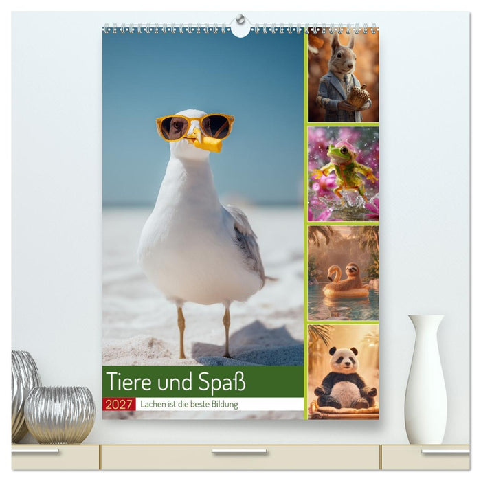 Tiere und Spaß (CALVENDO Premium Wandkalender 2027)