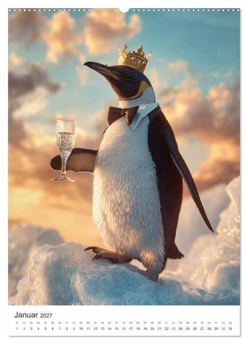 Tiere und Spaß (CALVENDO Premium Wandkalender 2027)