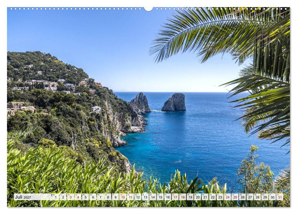 Amalfiküste und Capri - Sehnsuchtsorte (CALVENDO Premium Wandkalender 2027)