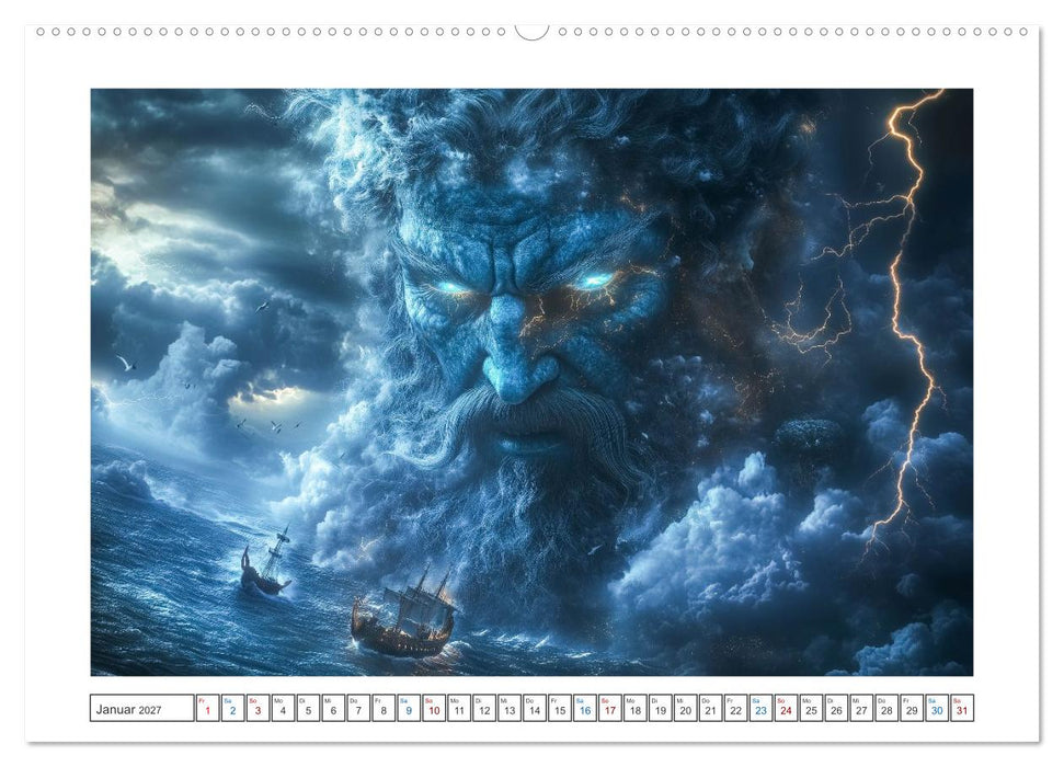 Die Götter des Nordens (CALVENDO Premium Wandkalender 2027)