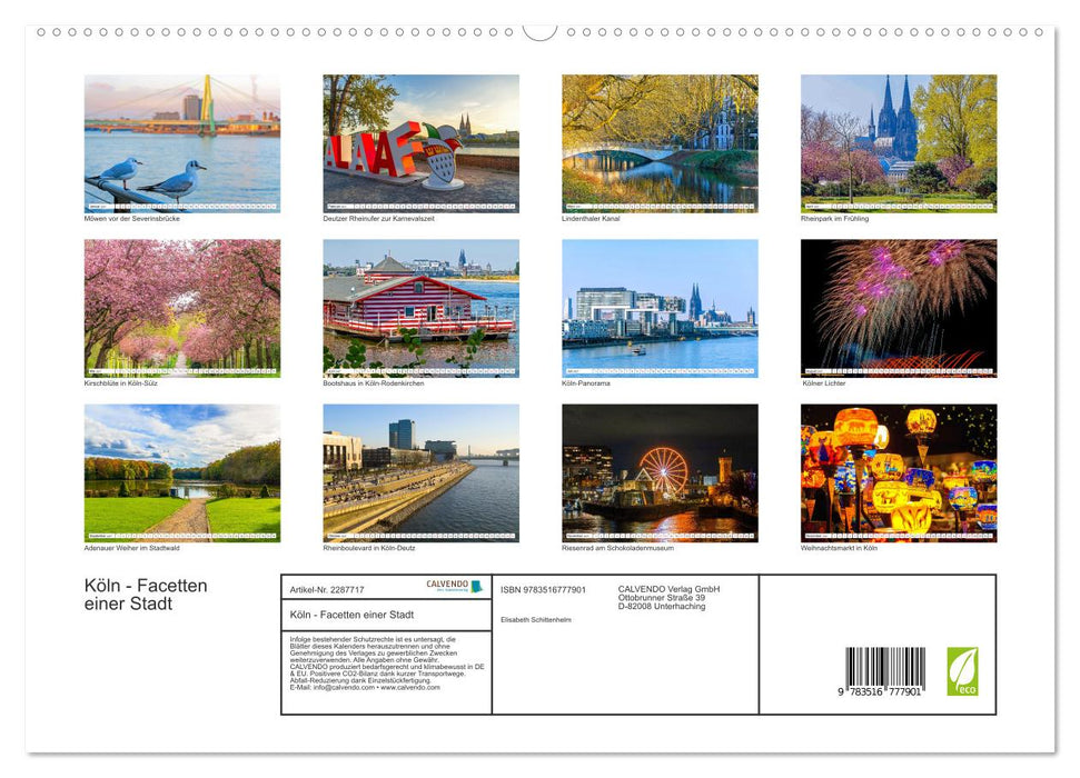 Köln - Facetten einer Stadt (CALVENDO Premium Wandkalender 2027)