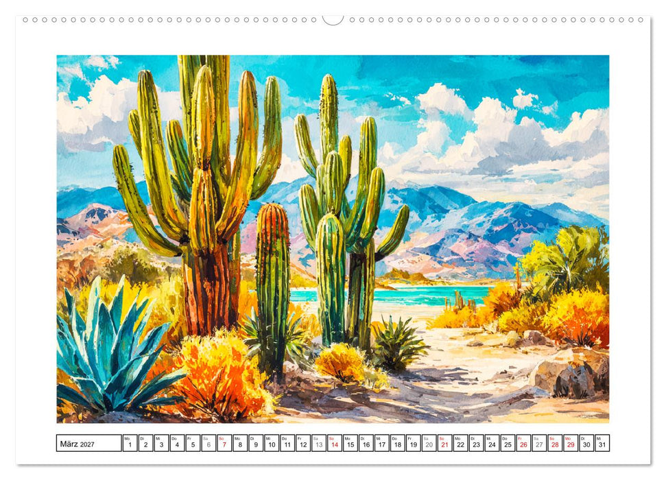 Magisches Mexiko. Leuchtende Impressionen (CALVENDO Wandkalender 2027)