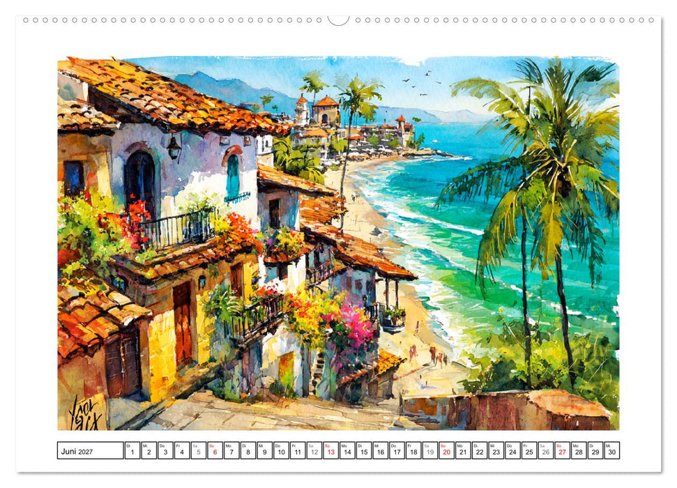 Magisches Mexiko. Leuchtende Impressionen (CALVENDO Wandkalender 2027)