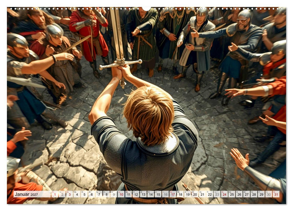 Camelot – Aufstieg und Fall einer Legende (CALVENDO Wandkalender 2027)