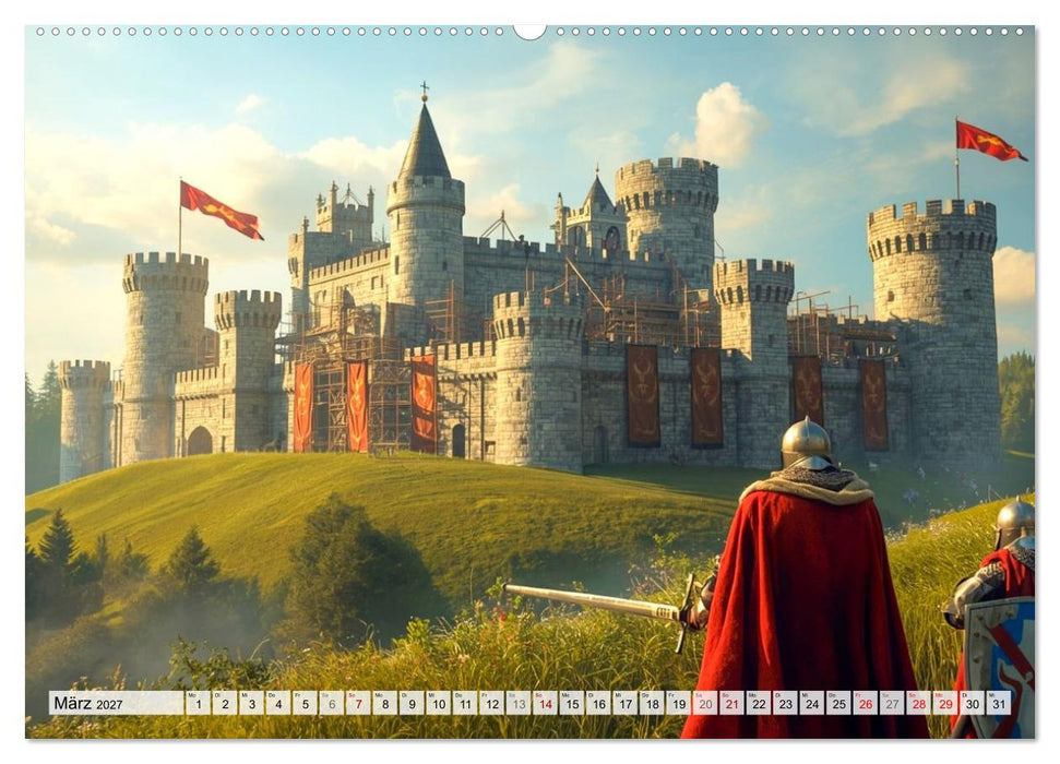 Camelot – Aufstieg und Fall einer Legende (CALVENDO Wandkalender 2027)