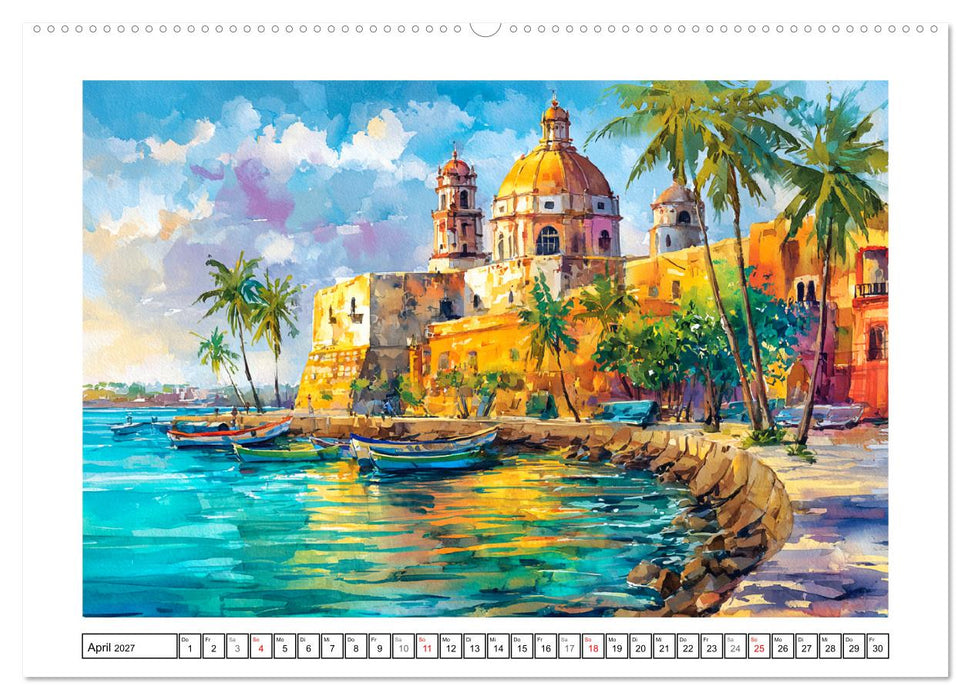 Magisches Mexiko. Leuchtende Impressionen (CALVENDO Premium Wandkalender 2027)