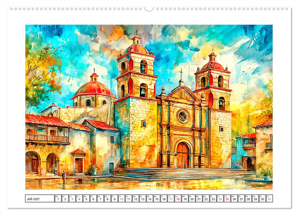 Magisches Mexiko. Leuchtende Impressionen (CALVENDO Premium Wandkalender 2027)
