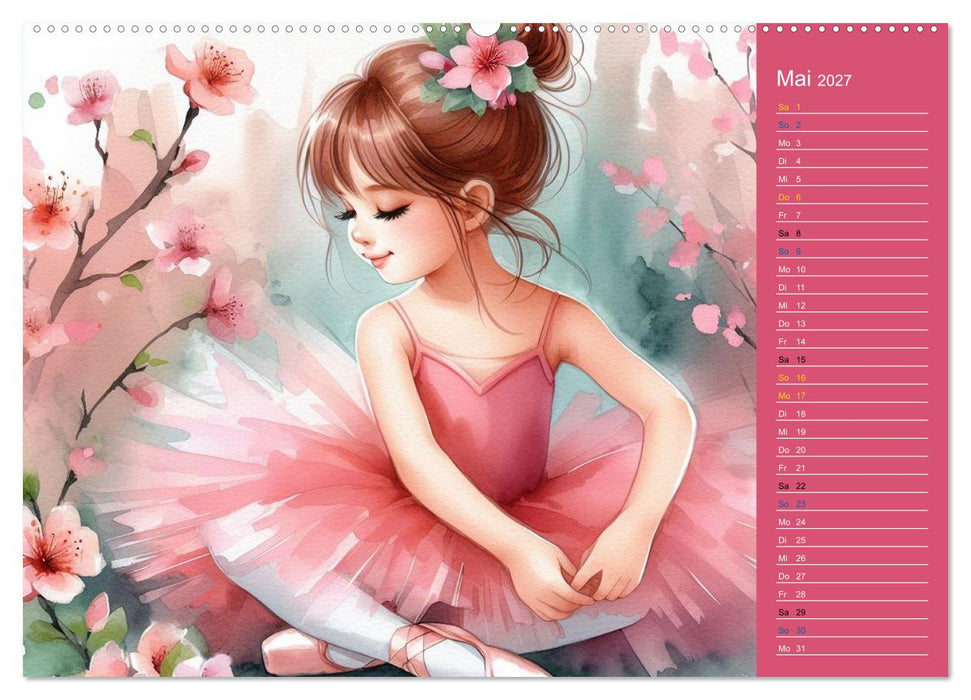 Zauberhafte Ballerina (CALVENDO Wandkalender 2027)