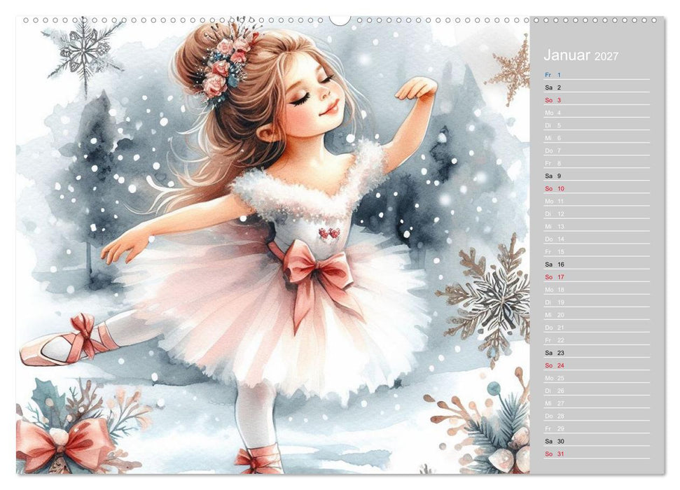 Zauberhafte Ballerina (CALVENDO Premium Wandkalender 2027)