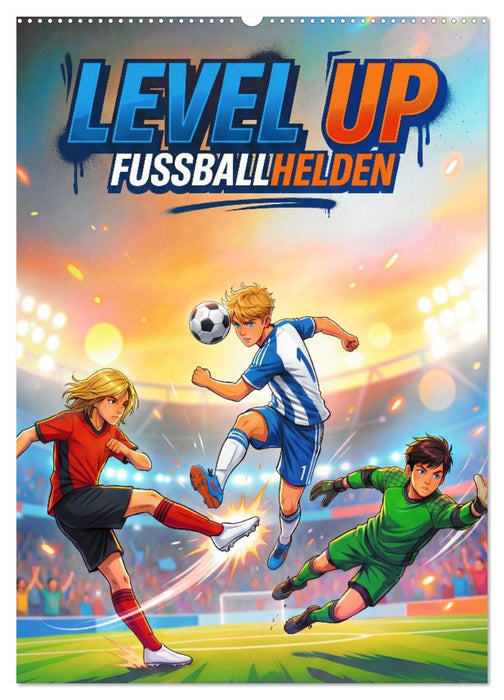 Level Up – Fußballhelden (CALVENDO Wandkalender 2027)