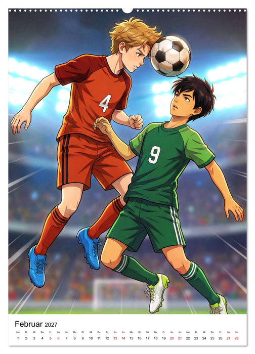 Level Up – Fußballhelden (CALVENDO Wandkalender 2027)