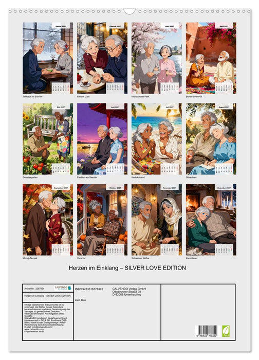 Herzen im Einklang – SILVER LOVE EDITION (CALVENDO Wandkalender 2027)