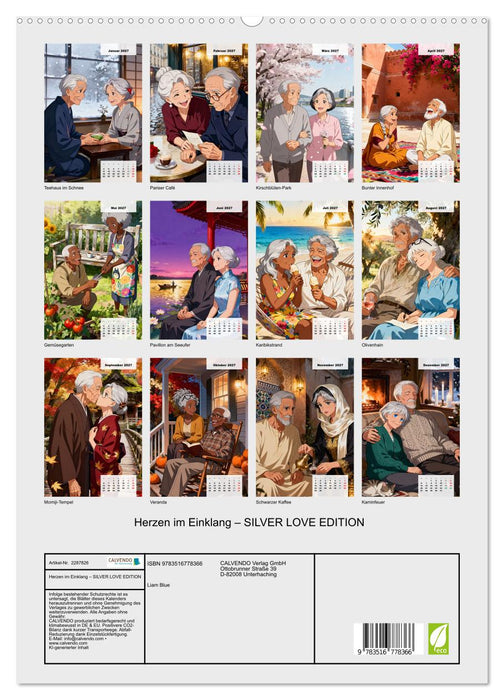 Herzen im Einklang – SILVER LOVE EDITION (CALVENDO Premium Wandkalender 2027)