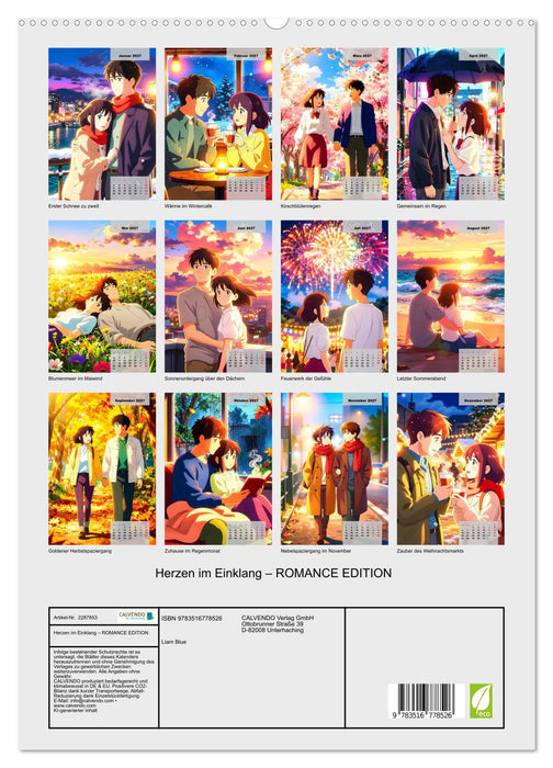 Herzen im Einklang – ROMANCE EDITION (CALVENDO Premium Wandkalender 2027)