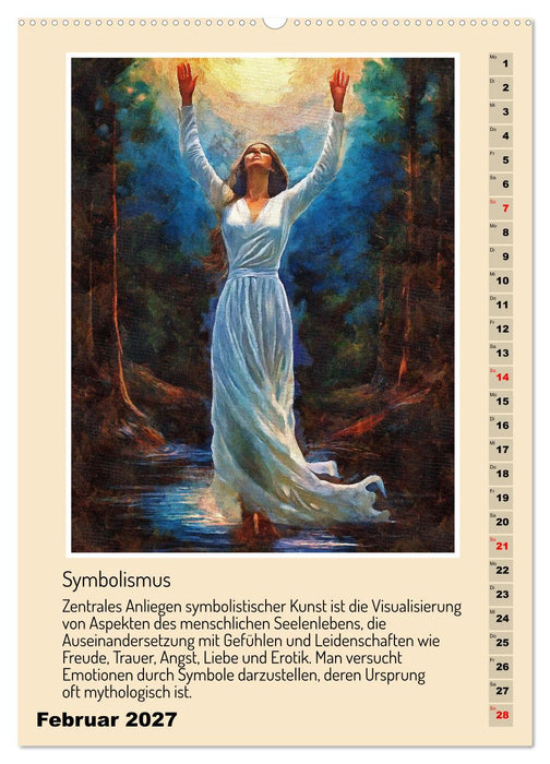 Kunststile der Moderne in Darstellungen von Frauen (CALVENDO Wandkalender 2027)