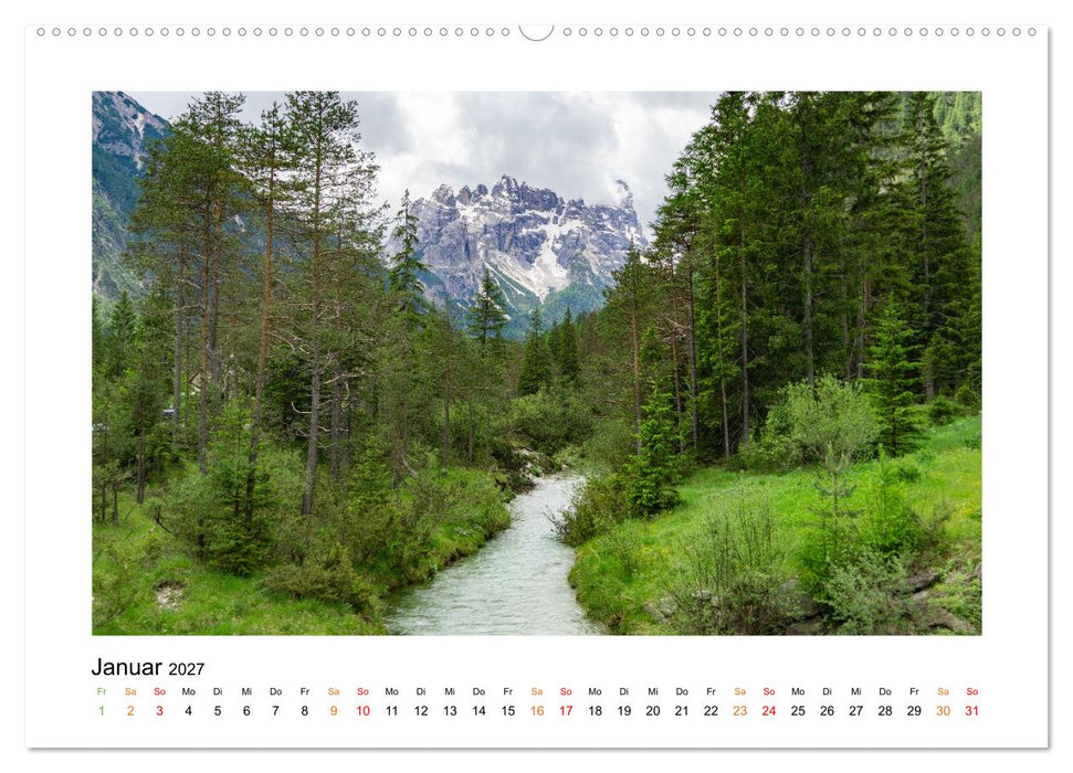 Südtirol - Traumhafte Berge und Seen im Norden Italiens (CALVENDO Premium Wandkalender 2027)