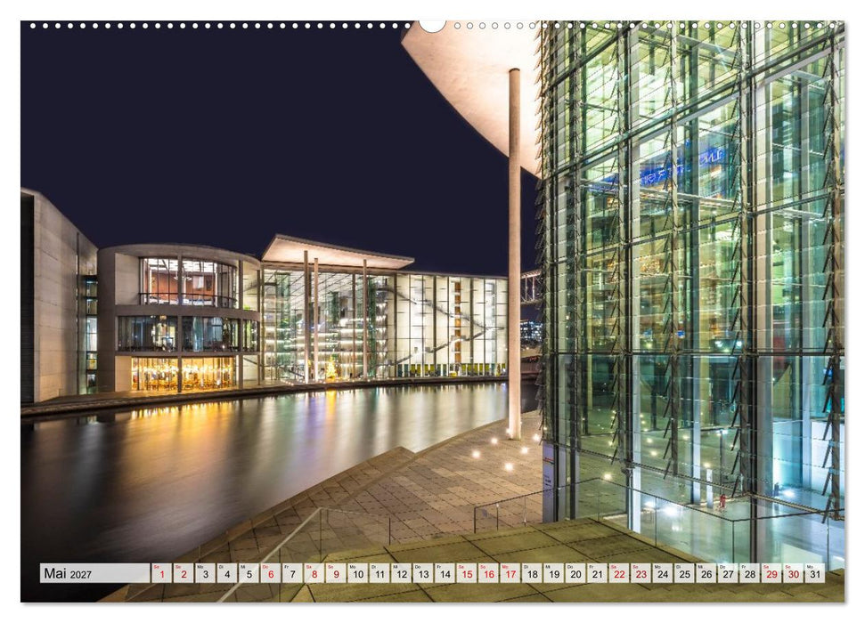 Berlin - Faszination bei Tag und Nacht (CALVENDO Wandkalender 2027)