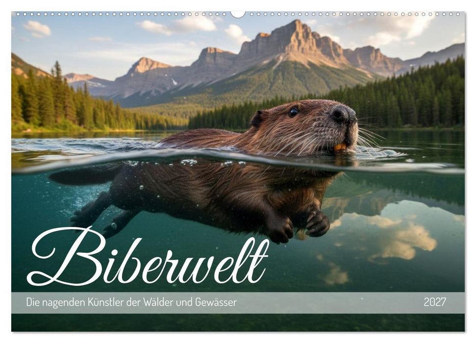 Biberwelt (CALVENDO Wandkalender 2027)
