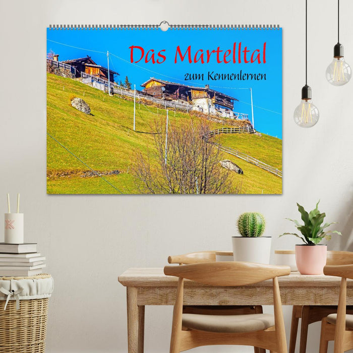 Das Martelltal zum Kennenlernen (CALVENDO Wandkalender 2027)